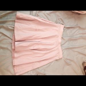 Pale pink skater skirt